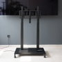 TooQ FSM03-B Soporte de Suelo Eléctrico con Ruedas para Pantallas 52-84 Pulgadas